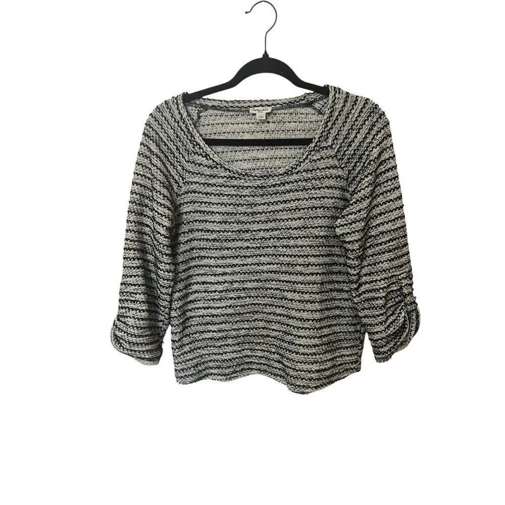 Splendid knit 3/4 sleeve sweater sz S